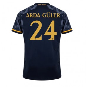 Real Madrid Arda Guler #24 Replika Udebanetrøje 2023-24 Kortærmet